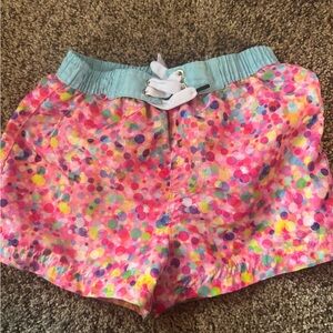 The Oaks Vibrant Polka Dot Kids Swim Trunks
